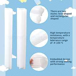 2 Sets 2 Style Silicone Pillar Soap Molds&nbsp;DIY-GL0004-23