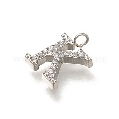304 Stainless Steel Micro Pave Cubic Zirconia Pendants&nbsp;STAS-H228-06P-K