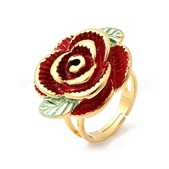304 Stainless Steel Enamel Finger Rings for Women&nbsp;RJEW-G373-01G-02