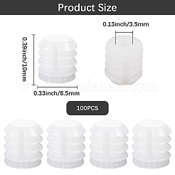 100Pcs PP Plastic Nuts&nbsp;FIND-CP0003-31