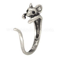 Mouse Alloy Cuff Rings&nbsp;WGAF3DE-01