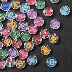1200Pcs 24 Style Transparent Acrylic Enamel Beads&nbsp;MACR-YW0001-66