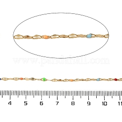 304 Stainless Steel Dapped Chains&nbsp;CHS-H036-01G-01