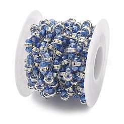 Handmade Glass Beads & Rhinestone Chains&nbsp;CHS-L028-02P