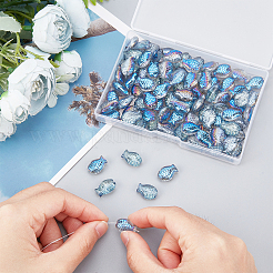 DIY Fish Stretch Bracelet Making Kits&nbsp;DIY-SC0020-13C
