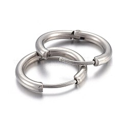 Tarnish Resistant 202 Stainless Steel Huggie Hoop Earrings&nbsp;X-EJEW-L205-02G-P