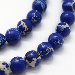 Synthetic Imperial Jasper Beads Strands&nbsp;G-I199-35-6mm-H