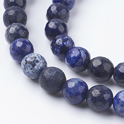 Natural Lapis Lazuli Beads Strands&nbsp;G-G059-8mm