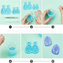 DIY Leaf Dangle Stud Earrings Silicone Molds&nbsp;DIY-OC0003-96