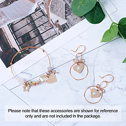 304 Stainless Steel Stamping Blank Tag Charms Sets&nbsp;STAS-TA0004-12RG