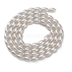 Baking Paint Pearlized Glass Pearl Bead Strands&nbsp;PEAR-H019-01C-02