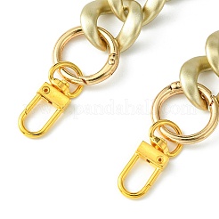 Spray Painted CCB Plastic Curb Chains Bag Handles&nbsp;AJEW-BA00052-02
