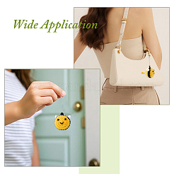 4Pcs Bees Cotton Keychains&nbsp;HJEW-FH00296