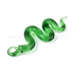Handmade Lampwork Big Pendants&nbsp;LAMP-N034-18D
