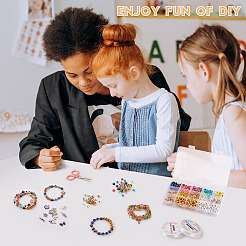 DIY Evil Eye Bracelet Making Kit&nbsp;DIY-TA0004-42