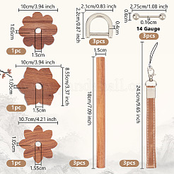 DIY Wooden Yarn Holder Kits&nbsp;TOOL-OC0002-04