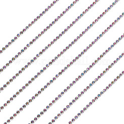 5Yards Alloy Glass Rhinestone Cup Chains&nbsp;AJEW-TA0002-63