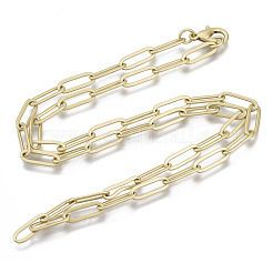 Brass Paperclip Chains&nbsp;MAK-S072-12B-MG