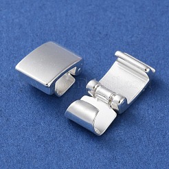 Brass Watch Band Clasps&nbsp;KK-F880-21A-S