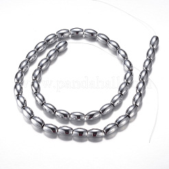 Electroplate Magnetic Synthetic Hematite Bead Strands&nbsp;G-A164-12B-04