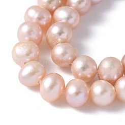 Natural Cultured Freshwater Pearl Beads Strands&nbsp;PEAR-I007-07O-05B