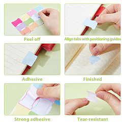 25 Sheets 5 Colors Paper Index Tabs&nbsp;DIY-FH0009-05