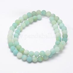Natural Amazonite Beads Strands&nbsp;G-K209-03A-6mm