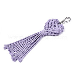Polycotton(Polyester Cotton) Tassel Big Pendants Decorations&nbsp;FIND-R088-05