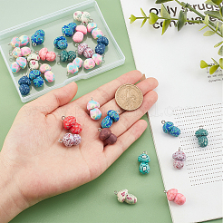 Handmade Polymer Clay Pendants&nbsp;CLAY-CA0001-23