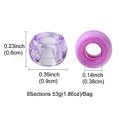 8 Styles Plastic Pearlized Beads&nbsp;KY-FS0001-21A