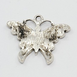 Alloy Butterfly Rhinestone Pendants&nbsp;RB-M002-04