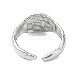 304 Stainless Steel Cuff Rings for Women&nbsp;RJEW-M019-11P