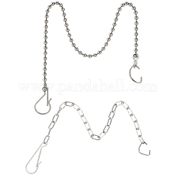 6Pcs 2 Styles 304 Stainless Steel Toilet Damper Chain&nbsp;FIND-CN0001-90