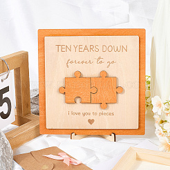 1 Set 10st Anniversary Gift For Boyfriend Girlfriend&nbsp;DJEW-SP0001-07A