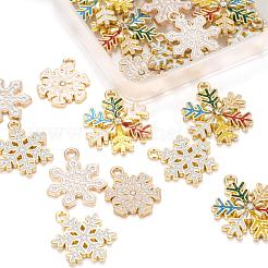 24Pcs 4 Style Alloy Enamel Pendants&nbsp;FIND-LS0001-10-NR