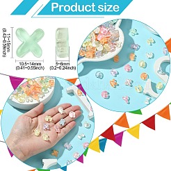 Translucent Resin Decoden Cabochons&nbsp;RESI-CJC0023-10A