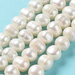 Natural Cultured Freshwater Pearl Beads Strands&nbsp;PEAR-E019-08