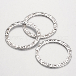 Affirmation Rings Tibetan Style Linking Rings&nbsp;TIBEB-544-AS-FF
