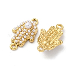 304 Stainless Steel Hamsa Hand Connector Charms&nbsp;STAS-E550-34G