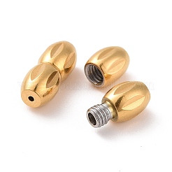 Ion Plating(IP) 304 Stainless Steel Screw Clasps&nbsp;STAS-L135-04G