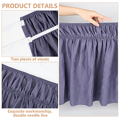 Adjustable Polyester Wrap Around Bed Skirts&nbsp;AJEW-WH20022-10B-02