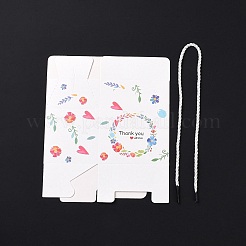 Rectangle Paper Gift Boxes with Handle Rope&nbsp;CON-B010-02A