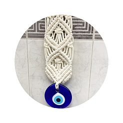 Cotton Cord Macrame Woven Wall Hanging&nbsp;EVIL-PW0002-19