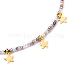 Star Pendant Necklaces&nbsp;NJEW-JN03074-01