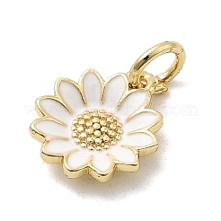 Brass Enamel Pendants&nbsp;KK-P338-19G-03