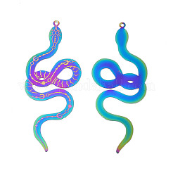 Ion Plating(IP) 304 Stainless Steel Filigree Big Pendants&nbsp;X-STAS-S118-110