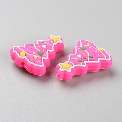 Christmas Tree Silicone Beads&nbsp;SIL-SZC0003-03A