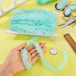 10M Double Layer Polyester Lace Ribbon&nbsp;OCOR-TA0004-14E