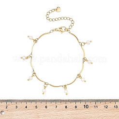 Natural Cultured Freshwater Pearl Charm Bracelets&nbsp;BJEW-JB13586