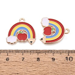 Alloy Enamel Pendants&nbsp;ENAM-Q004-01KCG-19